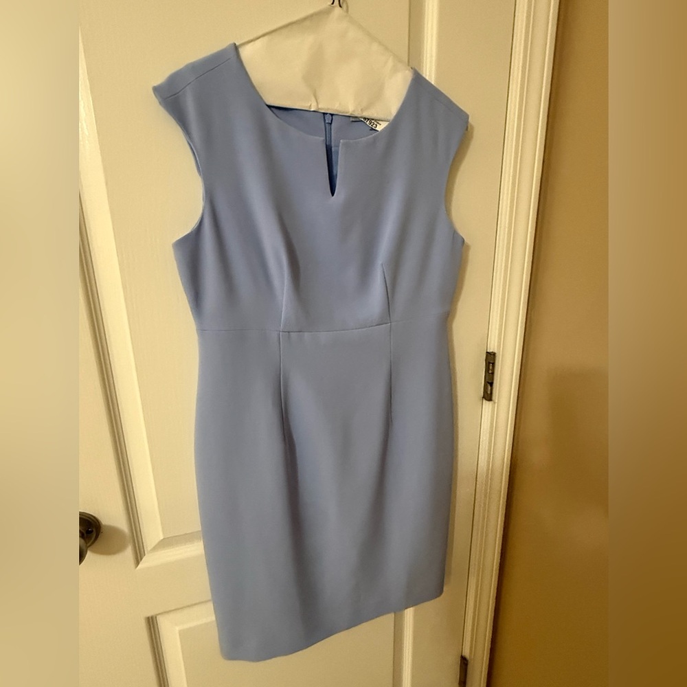 Kasper Light Blue Business Dress